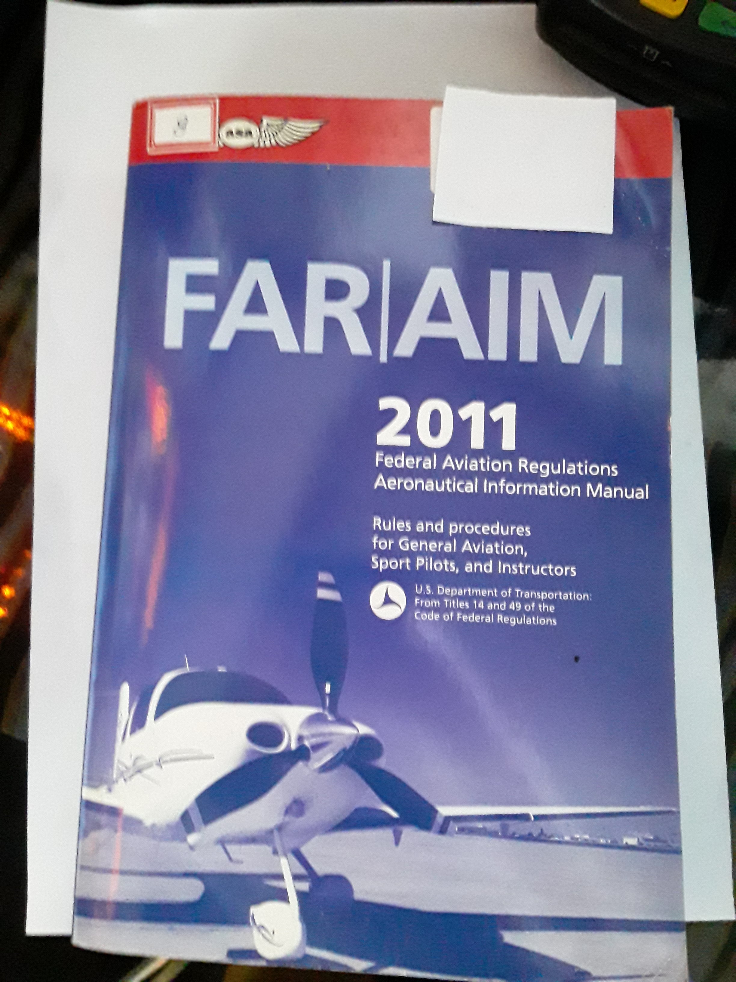 FAR/AIM 2011 FAA INFO MANUAL