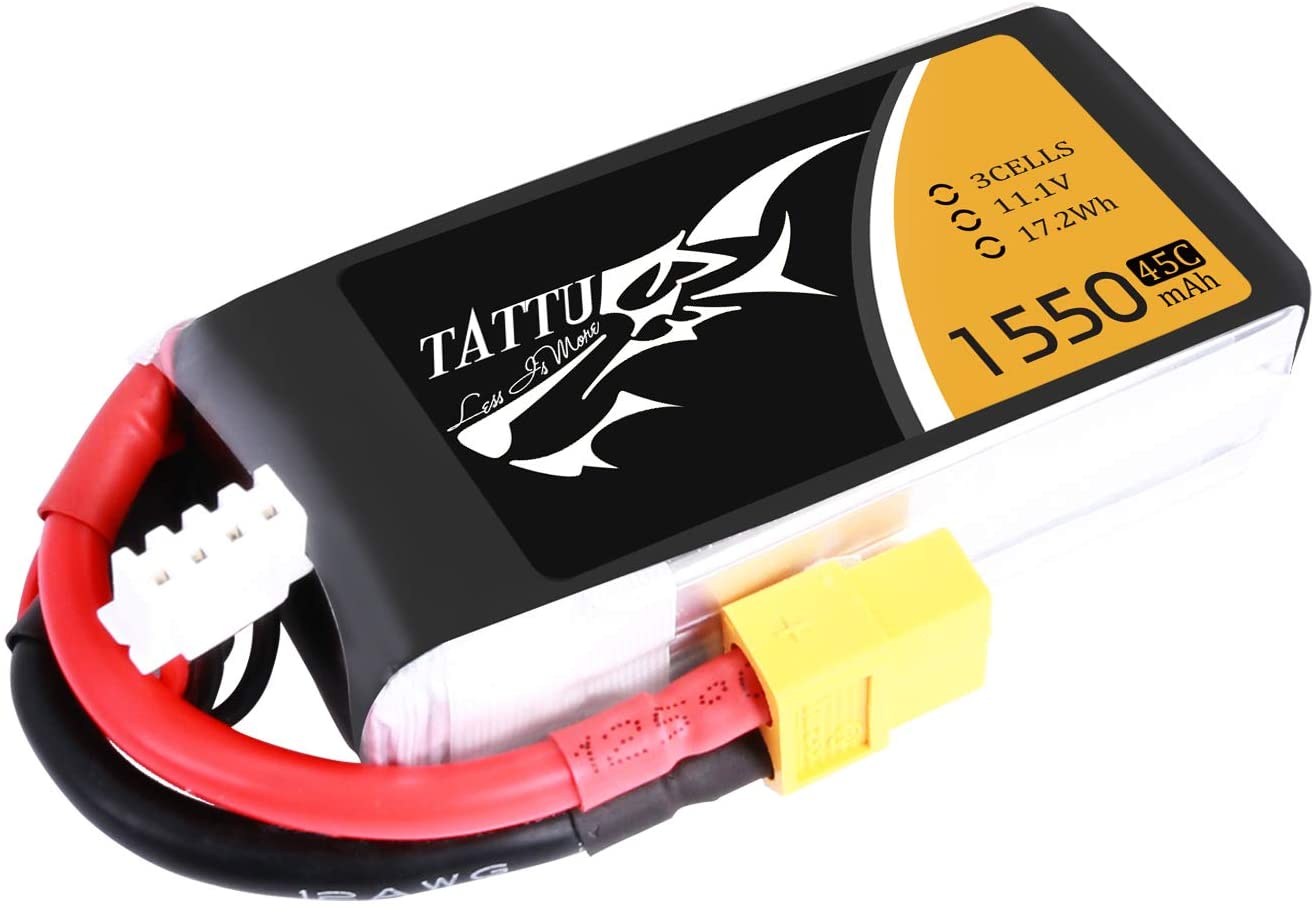 Lipo 11.1V 1550Mah 3S 35C Tattu Battery