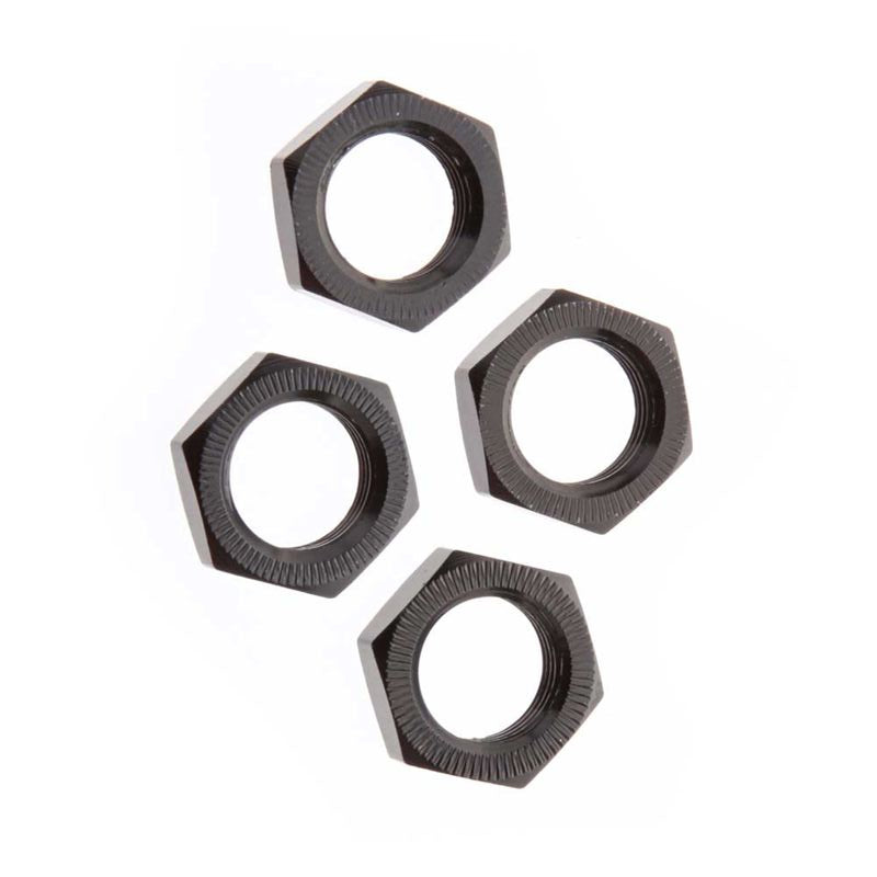 Wheel Nut Aluminum 17mm Black (4)
