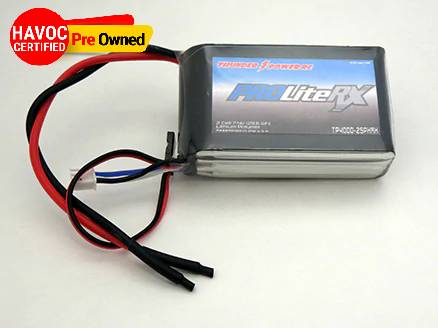 Thunder Power 2S 7.4V ProLiteX RX 20C LiPo 4000mAh-Quality Pre Owned