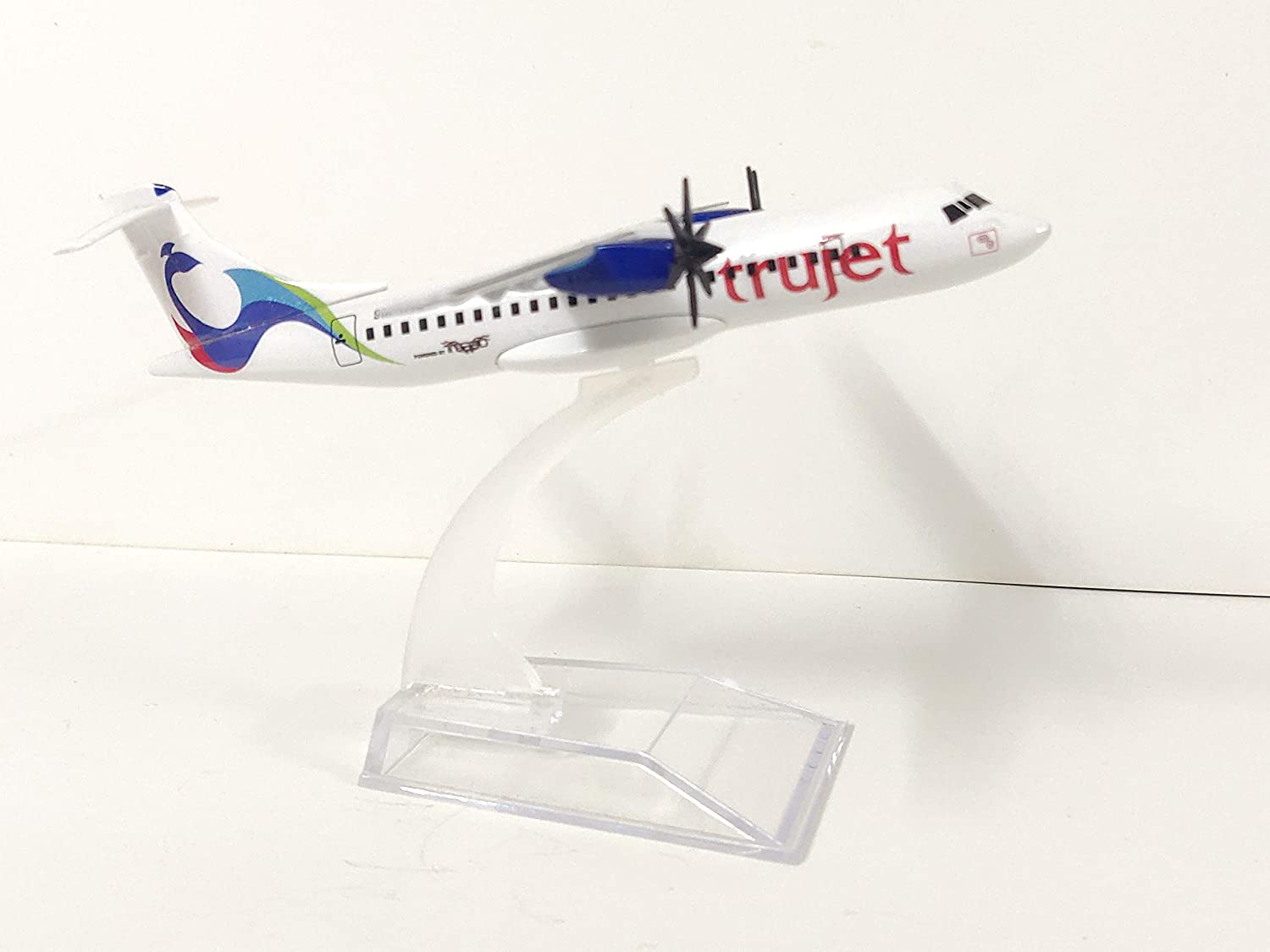 Airplane Diecast Trujet Airways Type ATR 72 600 Turboprop 16CM