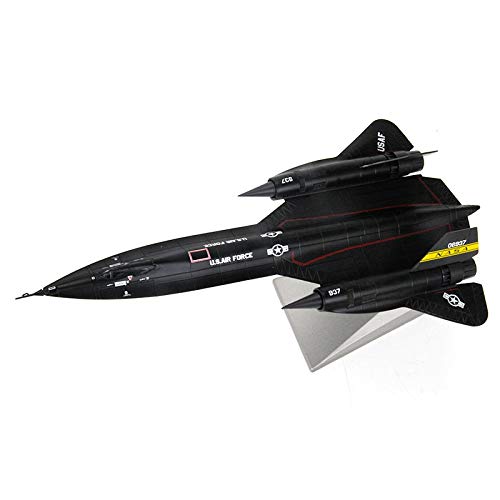 Diecast Airplane SR-71 Blackbird 1:144 Metal Static Model