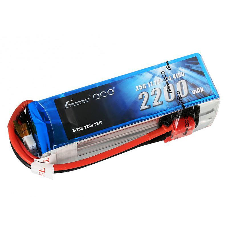 Lipo 11.1V 2200Mah 25C Gens Ace Battery
