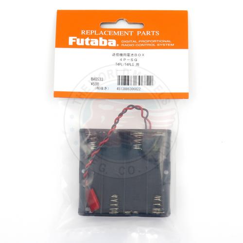 Futaba 4P-Sq Battery Holder Box Flat 4 Aa-Cell T3Pv T4Pv T4Pl T4Pls W/Rx Connector