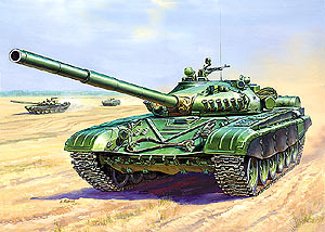 ZVEZDA T-72 B BATTLE TANK