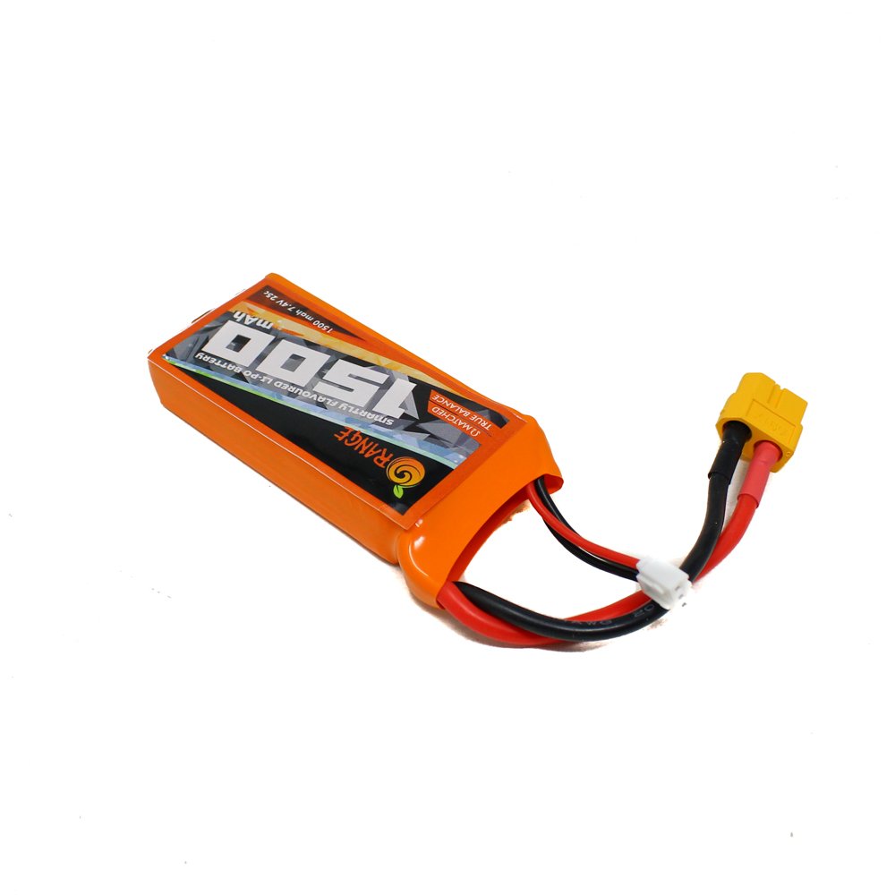 Orange 1500mAh 2S 25C/50C (7.4V) Lithium Polymer Battery Pack