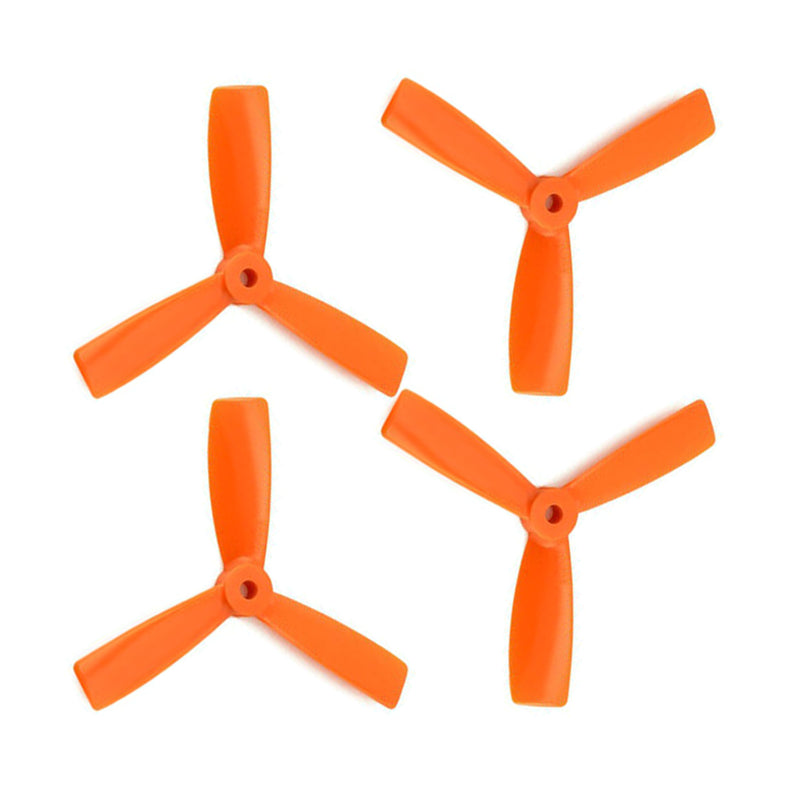 Orange HD Propellers 6045(6X4.5) Tri Blade Bullnose Polycarbonate Orange 2CW+2CCW-2pairs