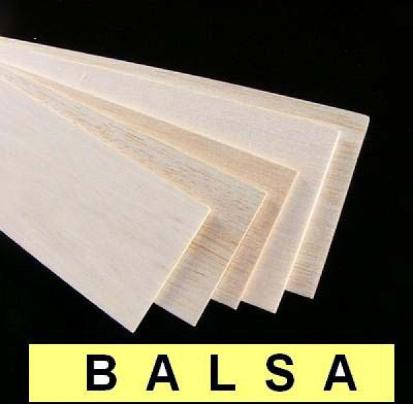 BALSA SHEET 1.5MM(1.5X100x1000mm) PACK OF 10PC