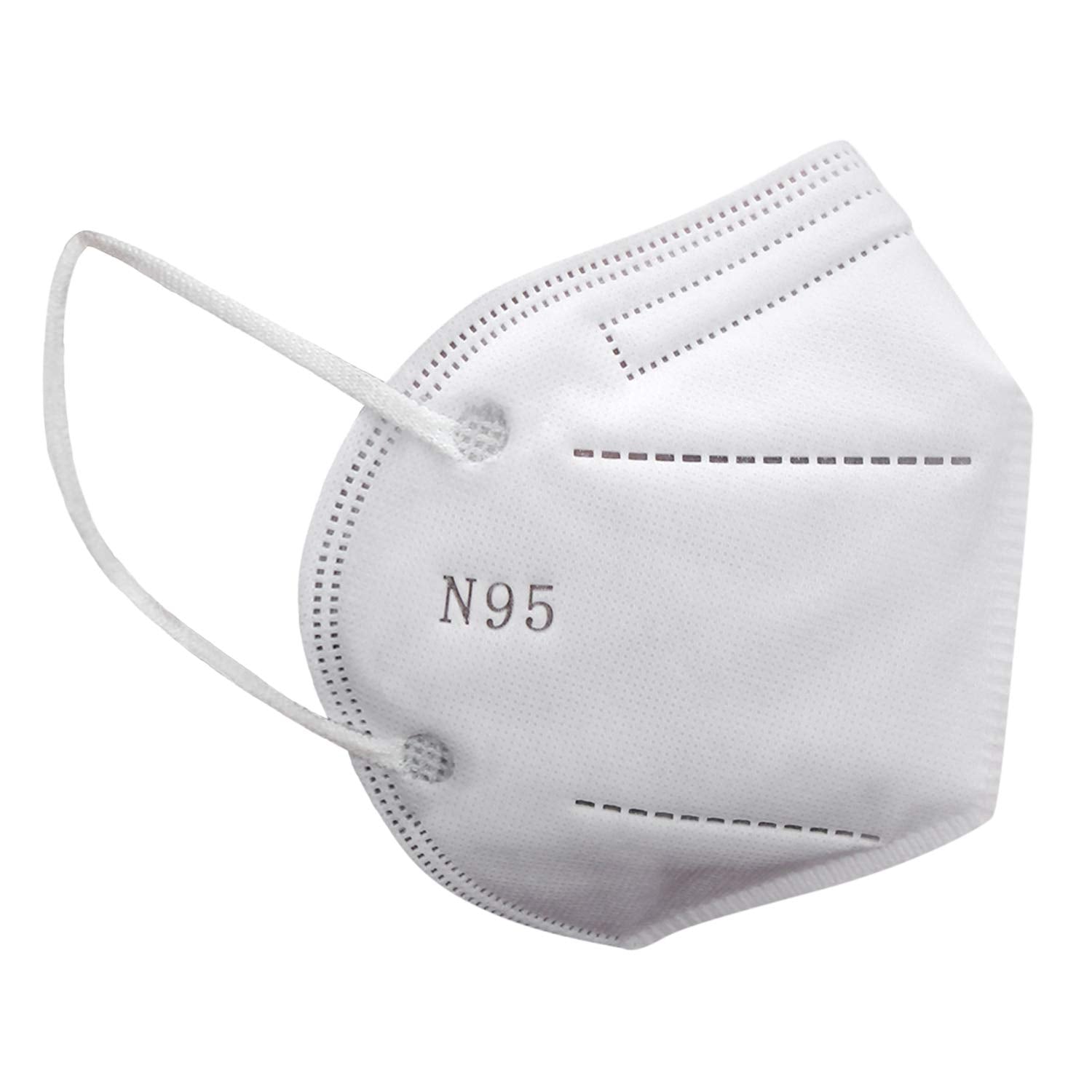 Face Mask with Respirator (White)