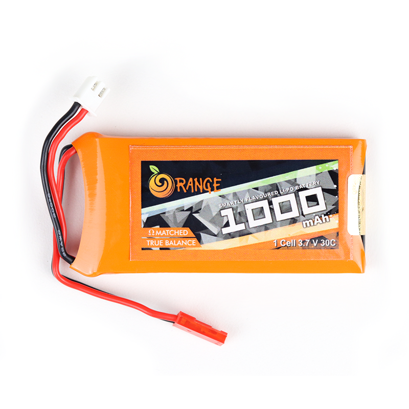 Orange 1000 mAh 1S 30C/60C Lithium polymer battery Pack (LiPo)