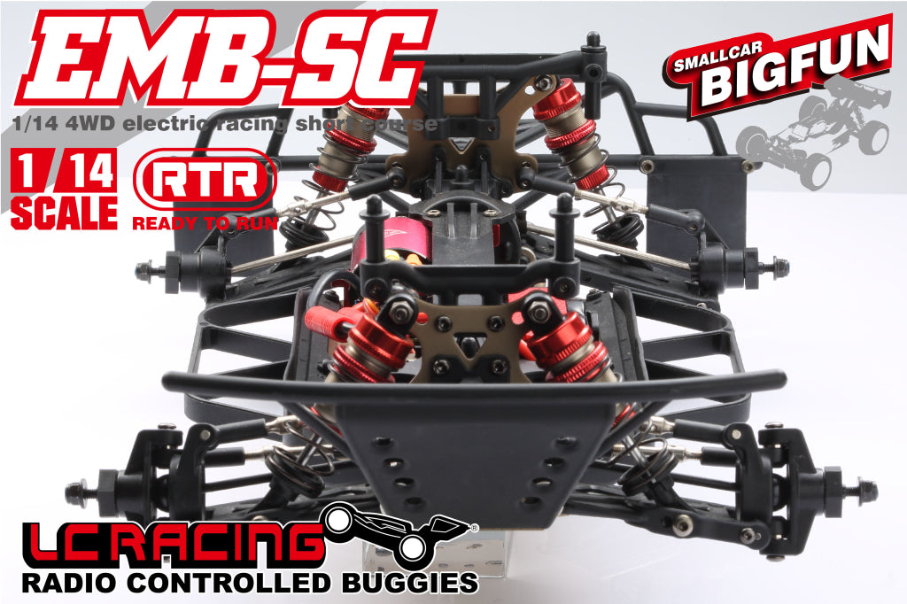 Lc Racing Emb-Sc 1/14 Scale  4Wd Electric Racing Short Course Ready To Run With Battery ,Remote