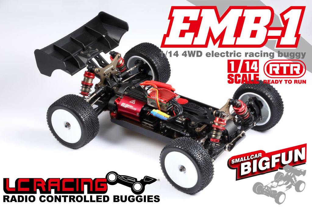 Lc Racing Emb-1 1/14 Scale  4Wd Electric Racing Buggy Rtr  ,Ready To Run,With Battery ,Remote