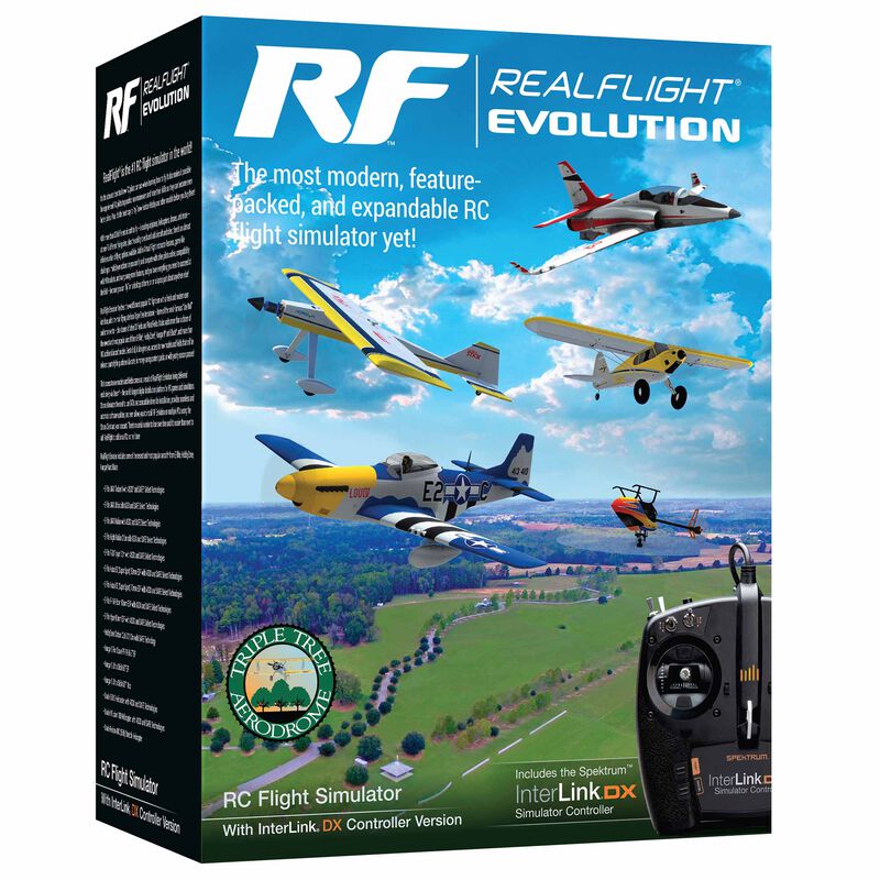 Realflight Simulator Evolution Rfl2000 W/Interlink Dx Controller Version