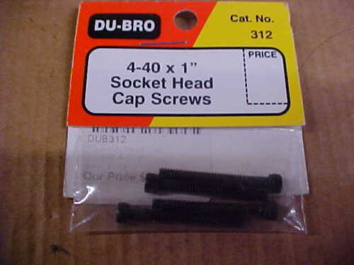 Du-Bro 4-40X1" Socket Head Cap Screw No.312