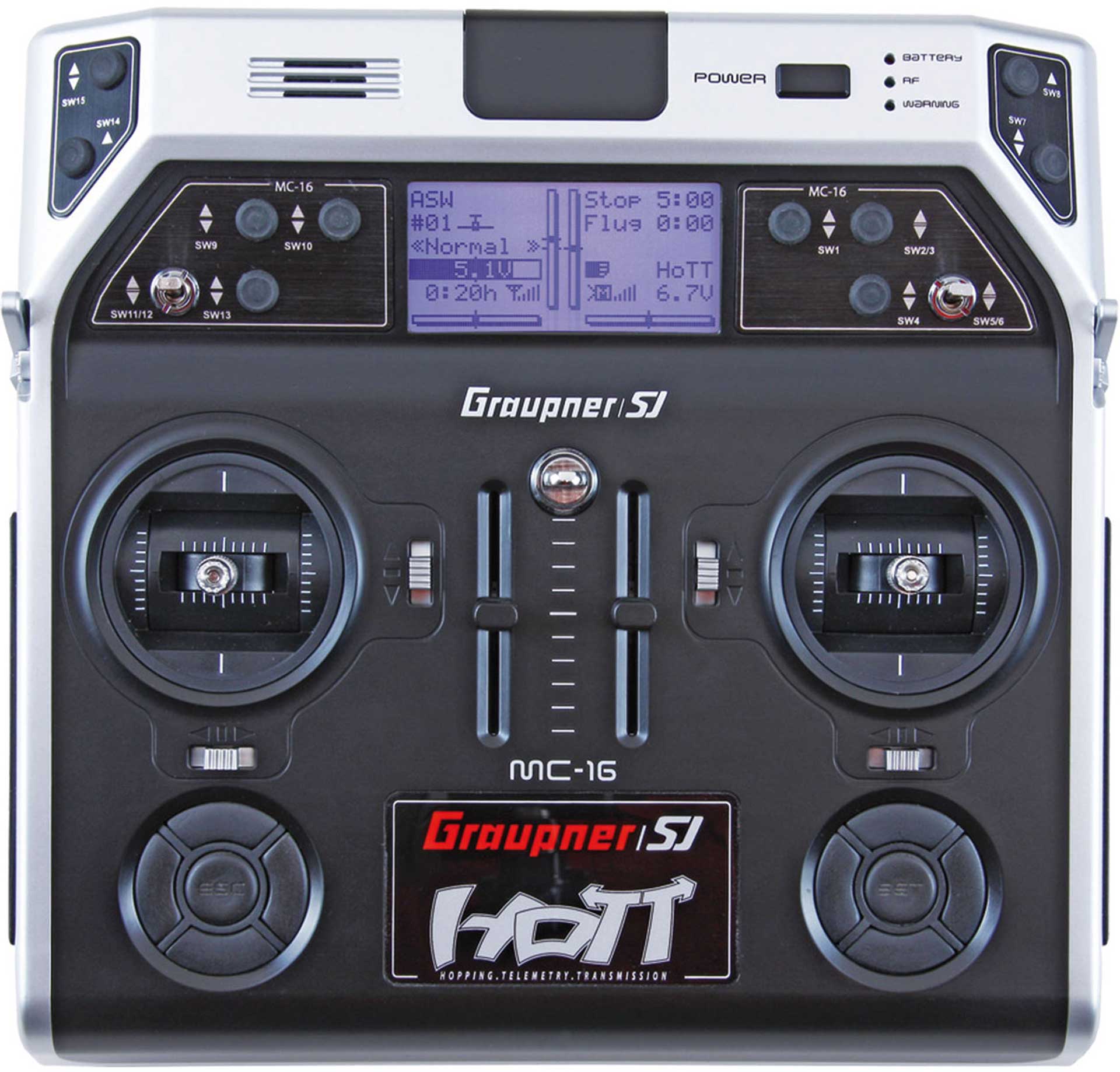 Graupner MC-16 (8 Channel 2.4GHz HoTT Tray Tx)