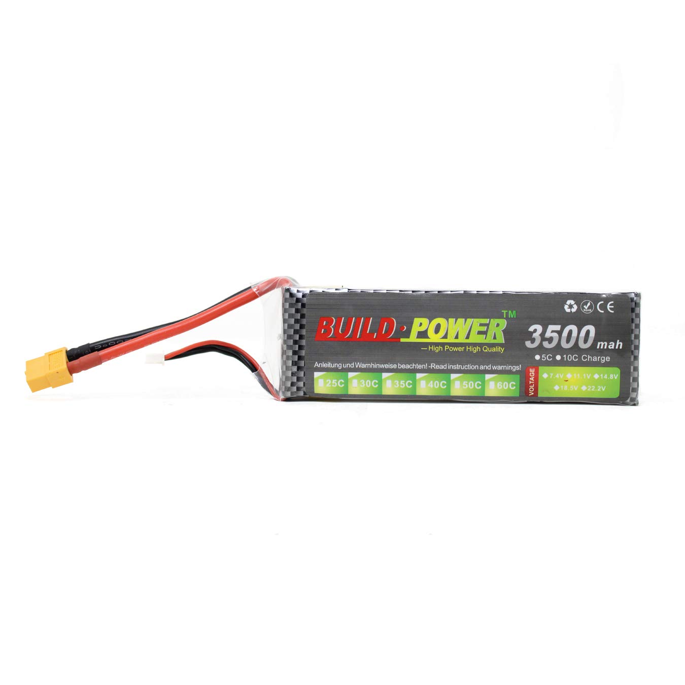 Lipo 11.1V 3500Mah 30C Build Power Battery