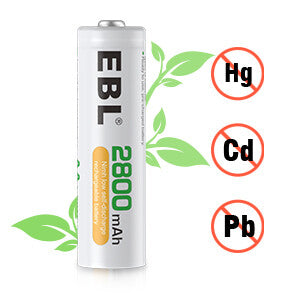 Aa Ebl Rechargeble Nimh Battery 2800Mah