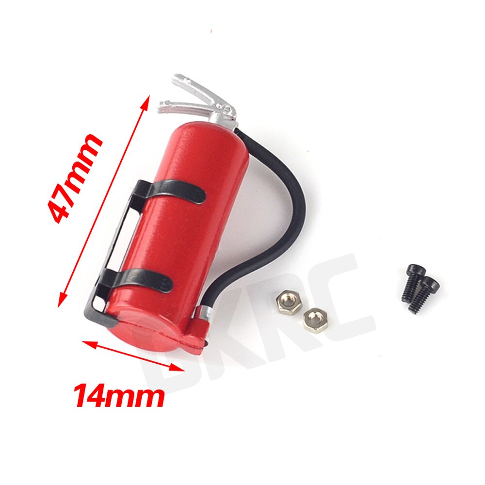 Rc Crawler Car 1:10 Accessories Fire Extinguisher For Axial Wraith Scx10 90046 Tamiya Cc01 Rc4Wd D90 D110 Rc Truck Car Parts Red