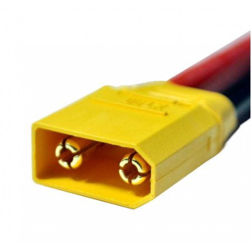 SafeConnect XT90 Plug Male 10AWG 10cm Tail with Housing 1PC