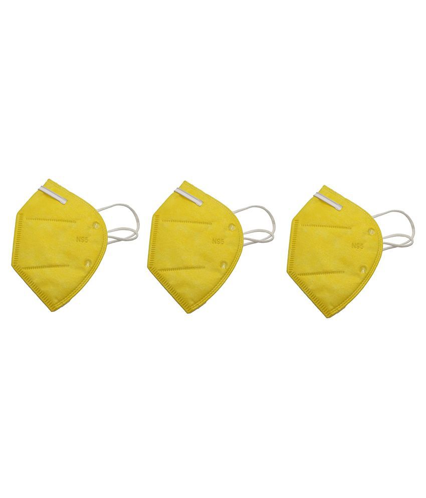 N95 Face Mask (Yellow) Filters