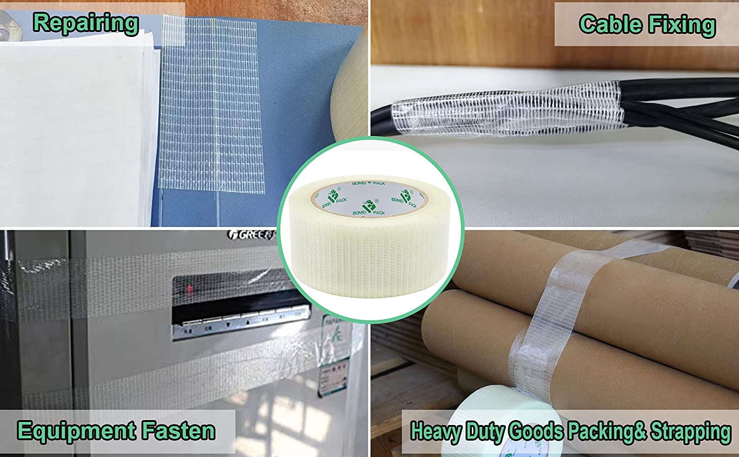 FIBER TAPE 3INCH HEAVY DUTY