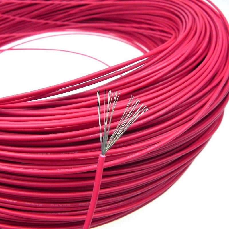 20AWG UL1007 PVC Electronic Wire 1m (Black) + 1m (Red)