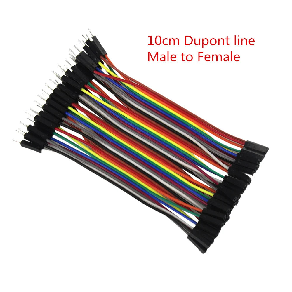 Male To Female Jumper Wires 40 Pcs 10cm