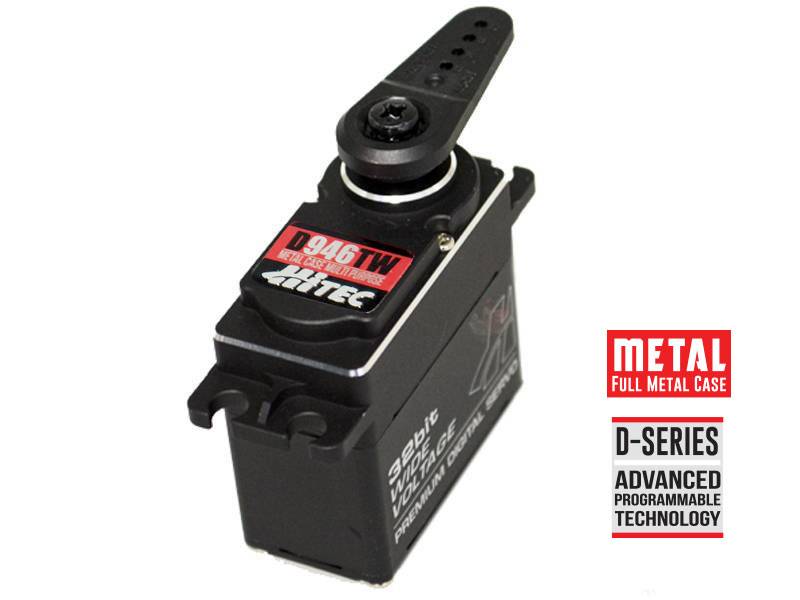 Hitec D-946TW 32-Bit Metal Case Multipurpose Titanium Gear Servo