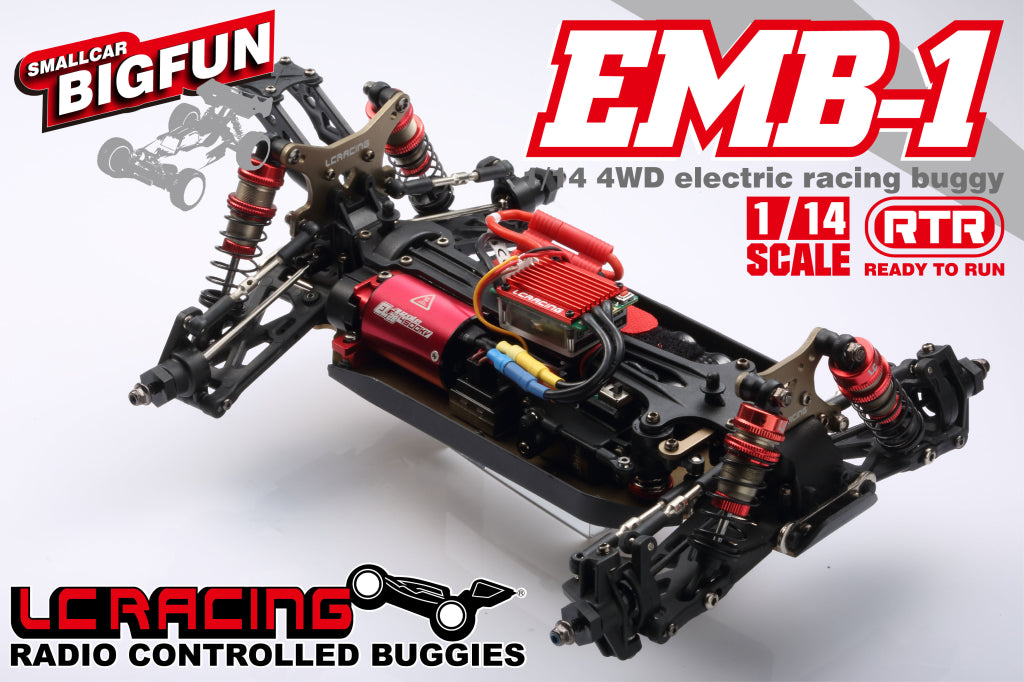 Lc Racing Emb-1 1/14 Scale  4Wd Electric Racing Buggy Rtr  ,Ready To Run,With Battery ,Remote