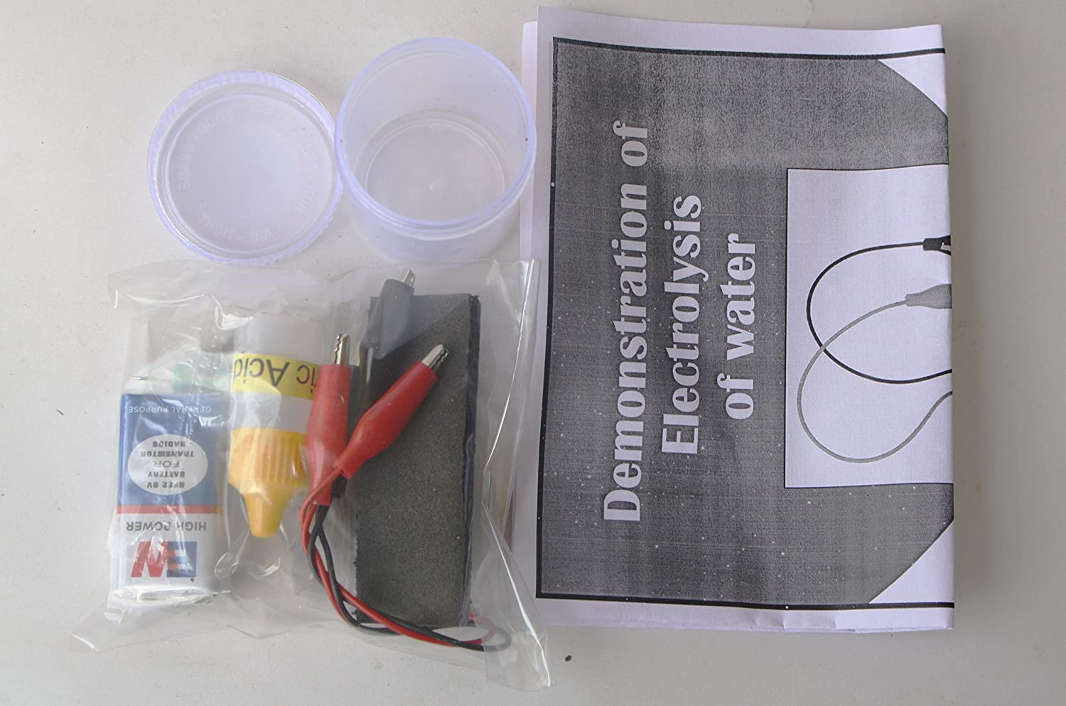 Electrolysis Demonstration Kit
