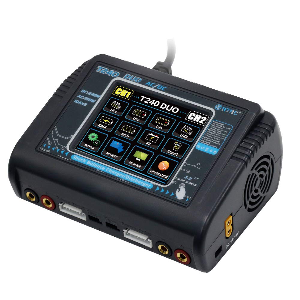 Htrc T240 Duo Rc Charger Ac150W Dc 240W 10A