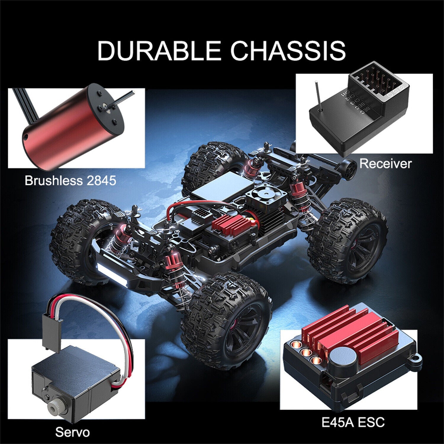 Hyper Go MJX 16210, 1/16 Brushless RC 4WD High Speed Off-Road Buggy Truck