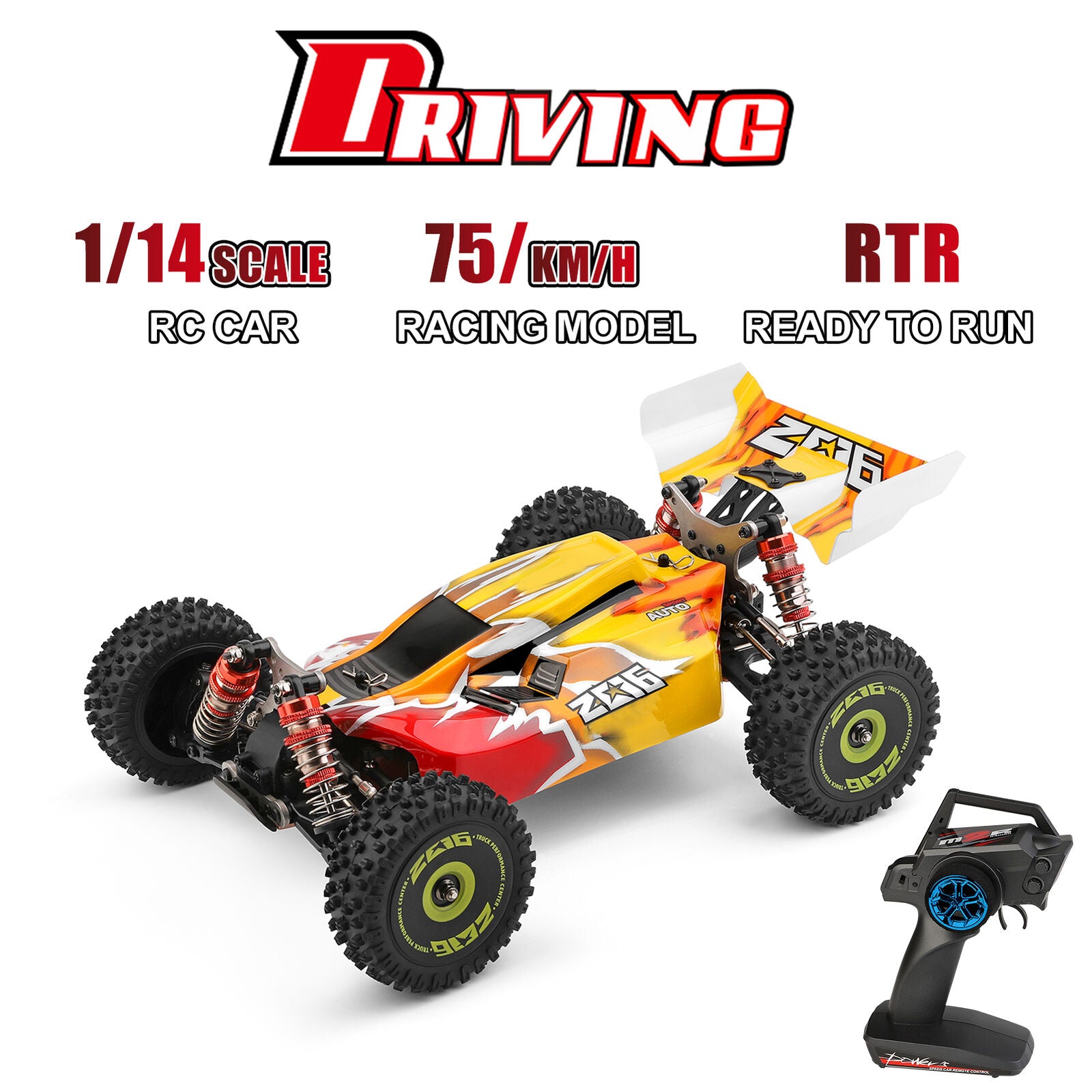 Wl Toys Rc Car 1:14Scale 4Wd Racing Model Series No.144010