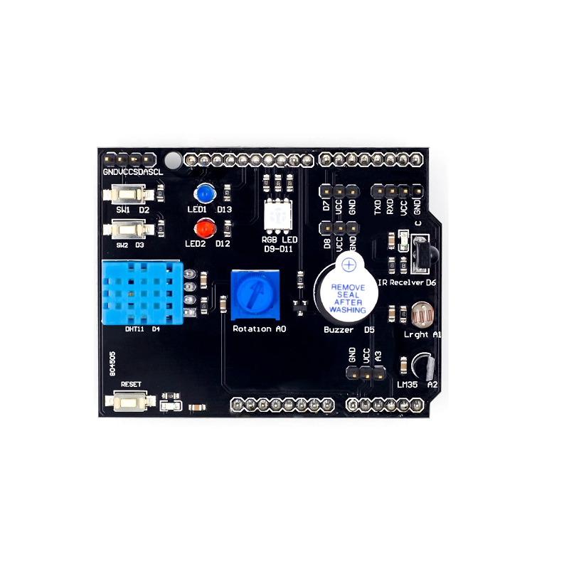 9 IN 1 Multi-function Expension Board DHT11 Temperature LM35 with UNO Sunleph