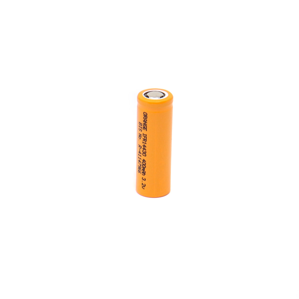Orange A Grade IFR14430 400mAh (3c) LiFePO4 Battery