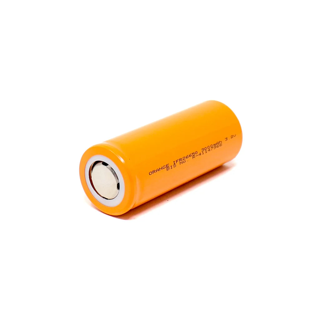 Orange A Grade IFR26650 3000mAh (3c) LiFePO4 Battery
