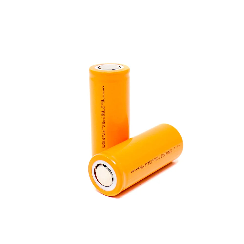 Orange A Grade IFR26650 3000mAh (3c) LiFePO4 Battery