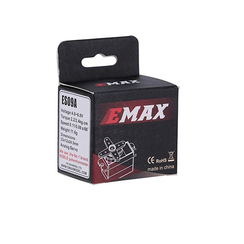 EMAX ES09A (Dual-bearing) Specific Swash Servo Motor for 450 Helicopters-(original)