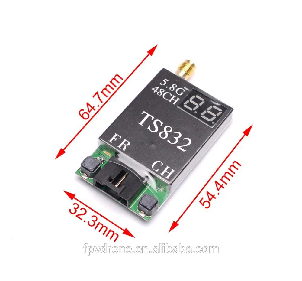 TS832 48Ch 5.8G 600mW Wireless Audio/Video Transmitter for FPV RC
