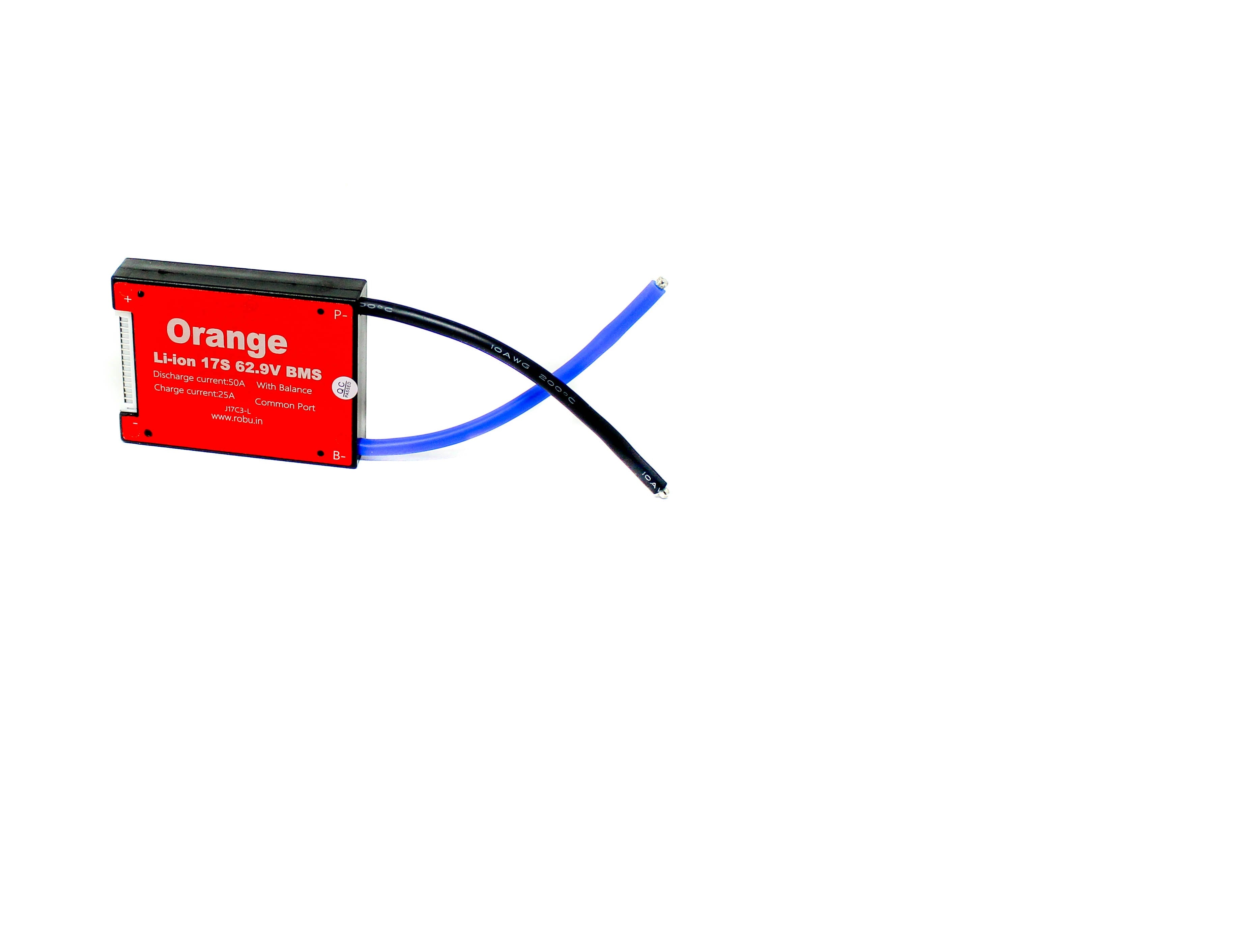 Orange Li-ion 17S 62.9V 50A Battery Management System