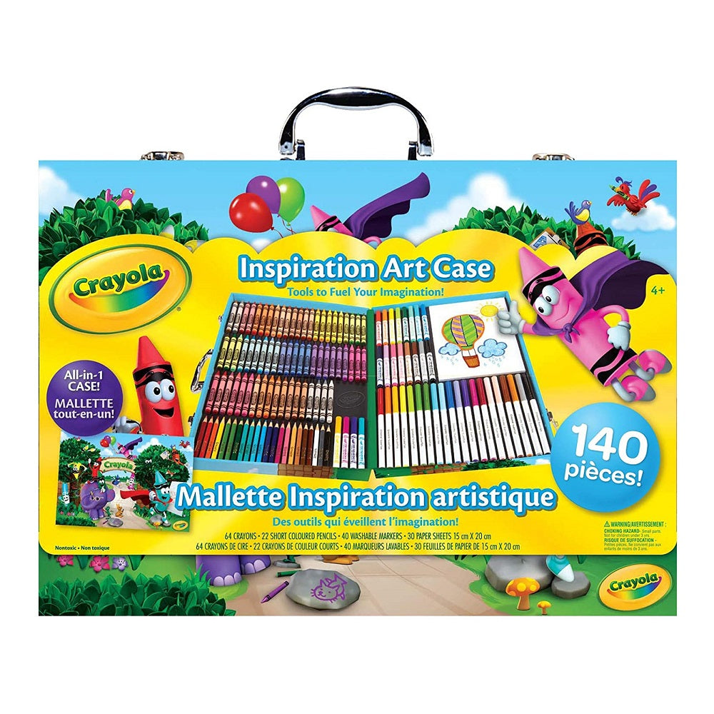 Crayola Inspiration Art Case for Kids Age 5+ Years (140+ Pcs)