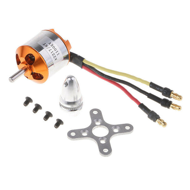 Brushless Outrunner Motor A2217 1100Kv