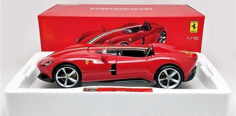 Bburago Ferrari Monza SP1 Red Metallic with Stripes Diecast 1/18