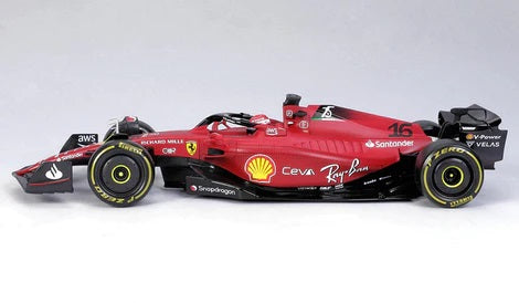 Bburago 2022 F1 Ferrari F1 75 Ferrari Racing Team #16 Racing C Leclerc car DieCast  1/18