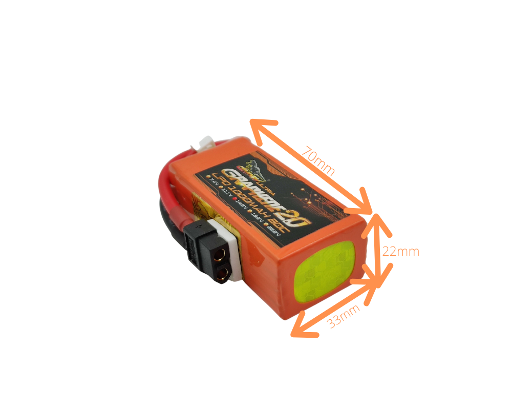 4S-1000Mah Dinogy Graphene 2.0 80C Lipo Battery