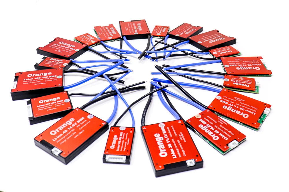 Orange li-ion 4S 14.8V 20A Battery Management System without Casing