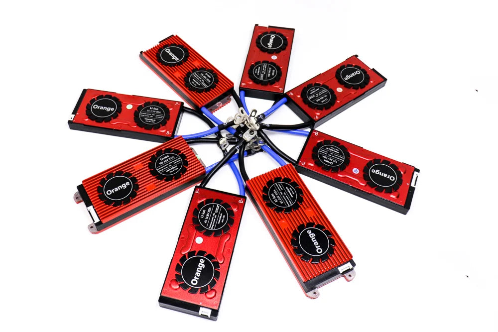 Orange li-ion 10S 36V 100A Battery Management System