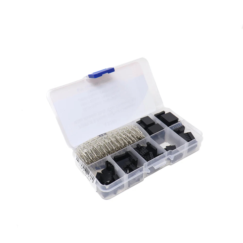 ORANGE 310PCS 2.54mm DuPont Connector With Rubber Shell With Terminal Kit