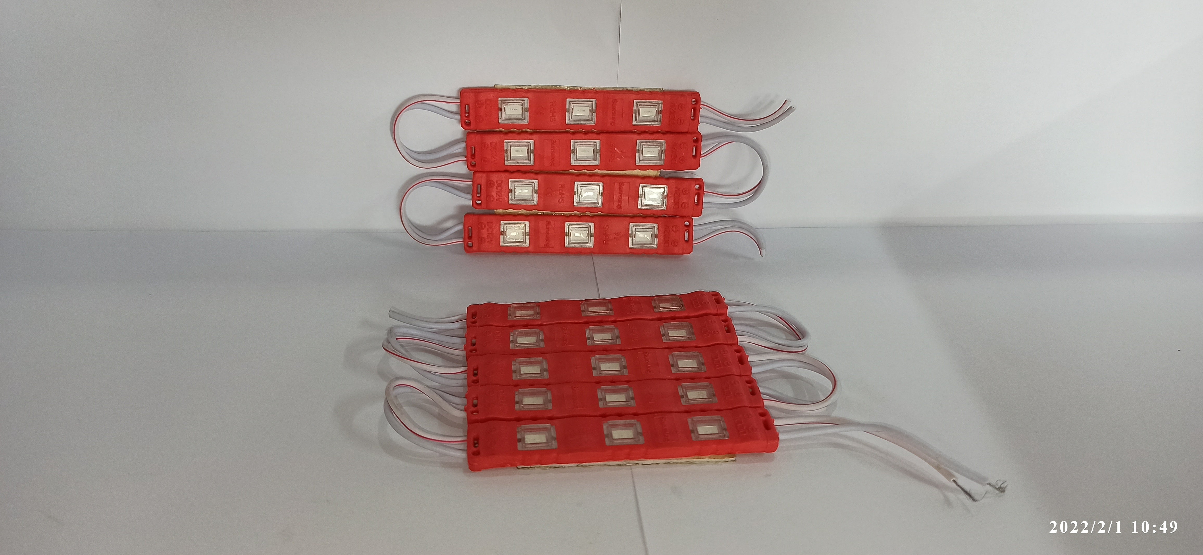3 LED Strips 12V Waterproof 9 Module Display Lights Electronic Hobby Kit
