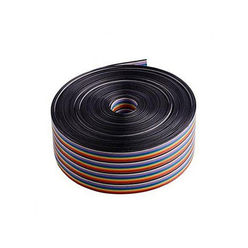 26AWG Pure Copper 40pin Dupont Wire Flexible Rainbow Color Flat Ribbon Cable – 1 Meter